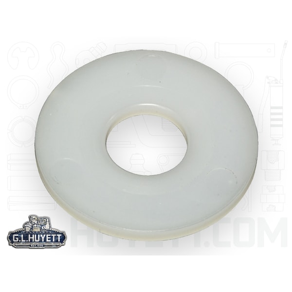 Huyett Flat Washer, , Natural Nylatron Plain Finish FTW-0411-NY - main